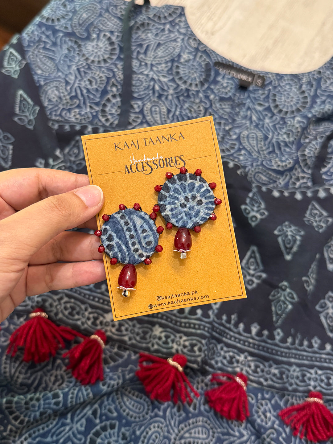 INDIGO AJRAK DRESS (2-Piece Set)