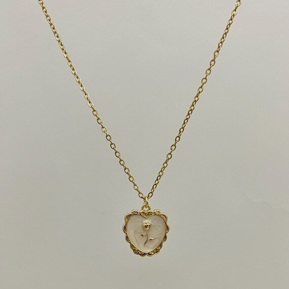 HEART WITH ROSE
