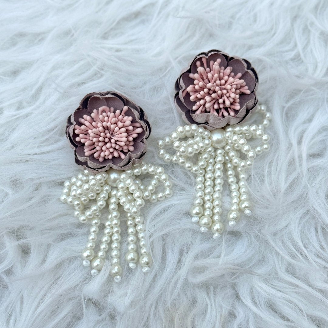 CC-FLORAL BEAUTY handmade earrings