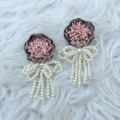 CC-FLORAL BEAUTY handmade earrings