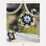 FF-BLACK BEAUTY HEADBAND handmade jewelry