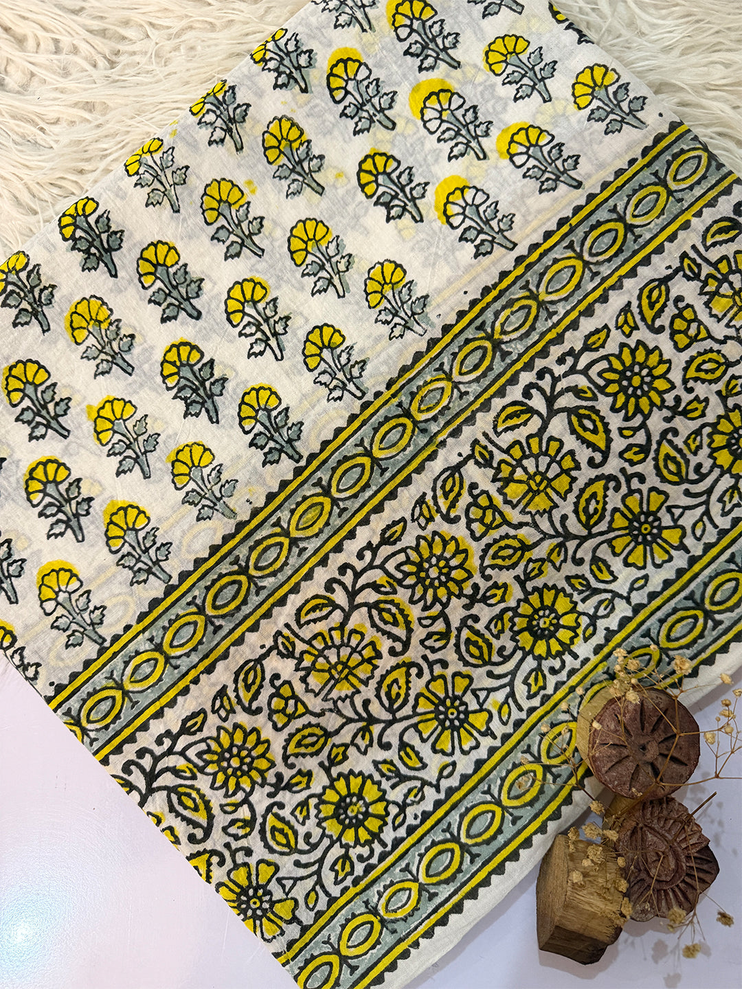 FLOWER BLOCK PRINT